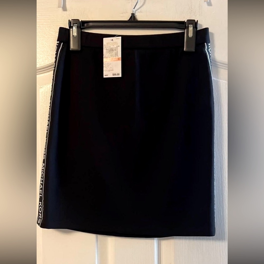 Micheal Kors Logo Tape Skirt - Small